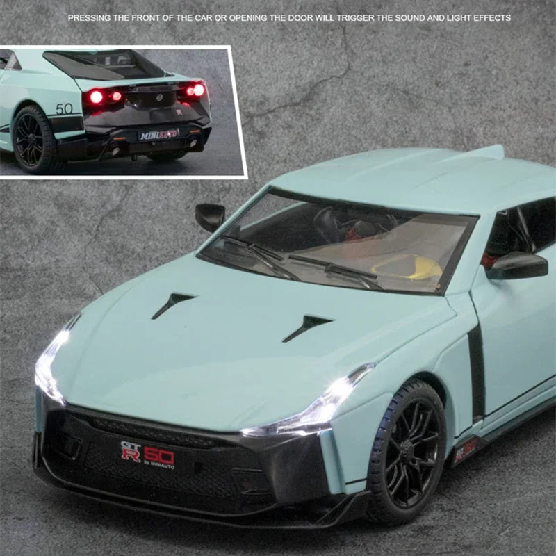 1:24 Alloy Niaasn GTR Sports Car Model 5 1:24 Alloy Niaasn GTR Sports Car Model - Image 5