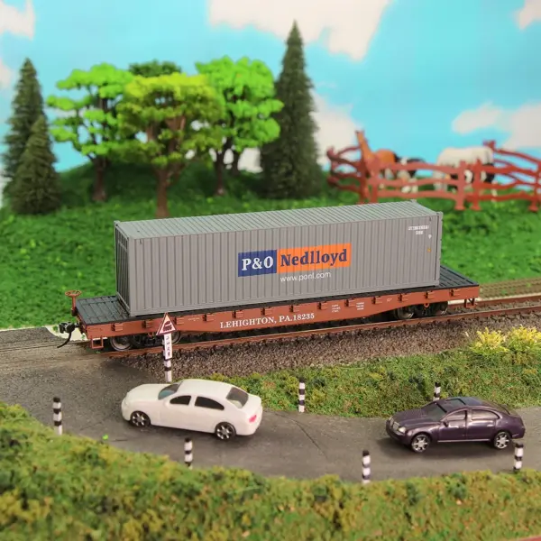 Evemodel HO Scale 52ft Flat Car C8741 - Image 6