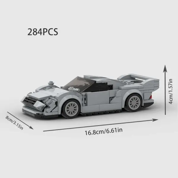 Stylized Building Block Toy Car - Image 37