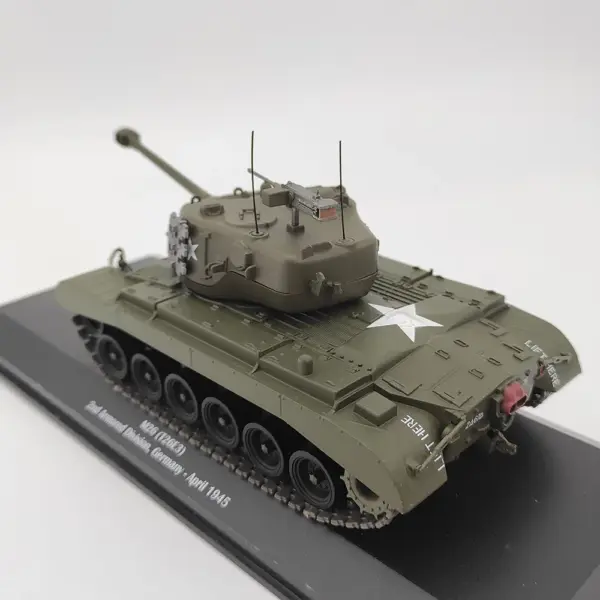 T-34/85 Soviet Tank Model on Base - Image 3