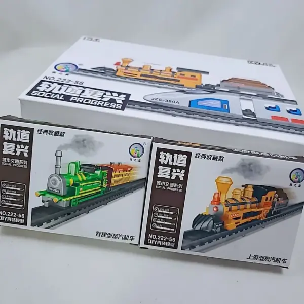 Train Track Urban Transport DIY Building Block Model - Image 6