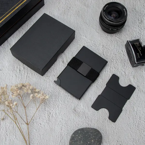 Minimalist RFID Blocking Metal Popup Wallet - Image 5