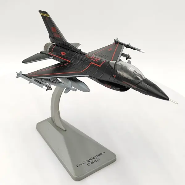 Diecast F-16 Fighter Jet Model 1:100 Scale - Image 5