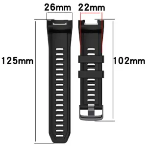 26mm Silicone Strap for Garmin Instinct 2X 17 S5b0b5f030fd4450b854f92dd8b602897Z
