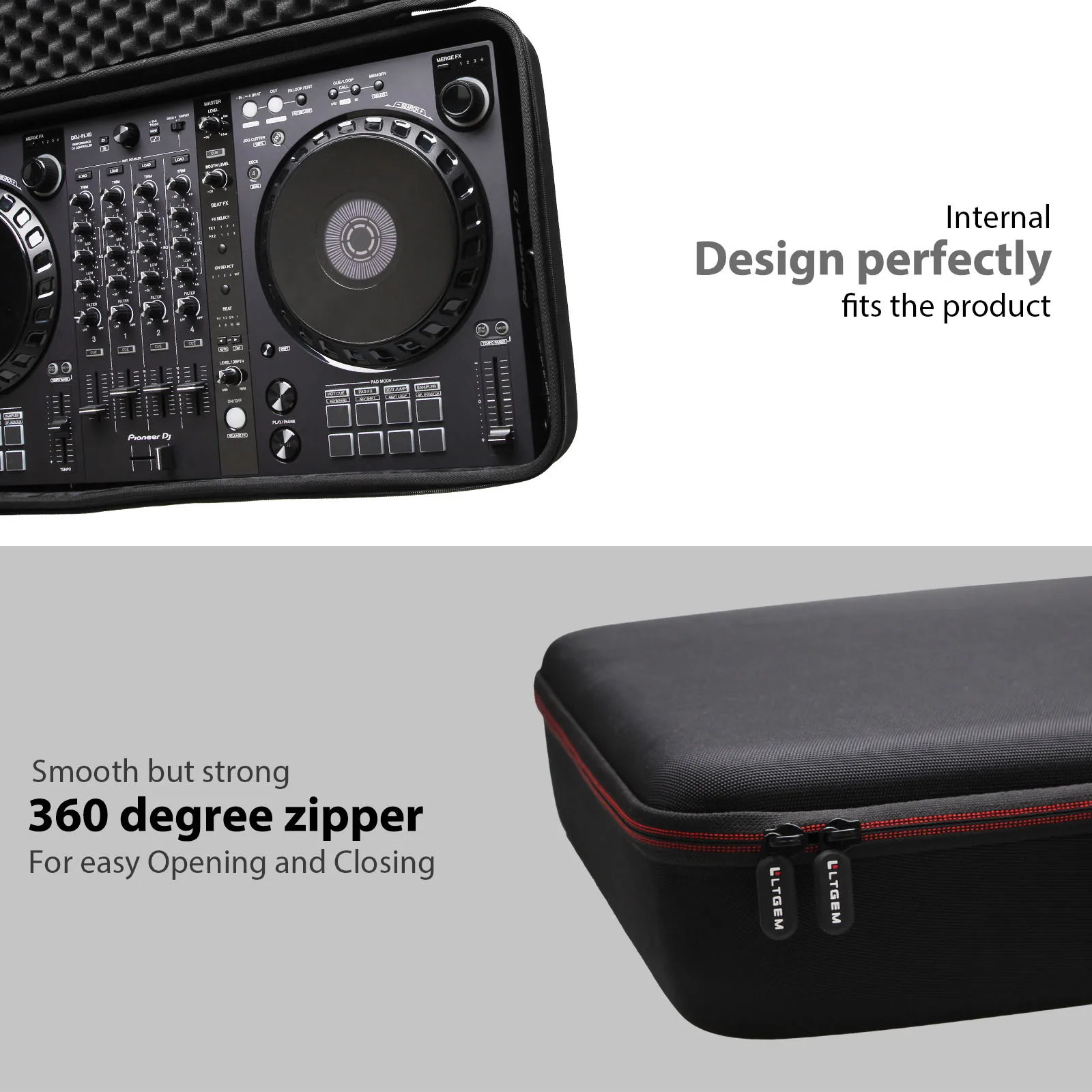 EVA Hard Case for Pioneer DJ DDJ FLX6 4 EVA Hard Case for Pioneer DJ DDJ FLX6 - Image 4