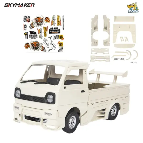 WPL D12 1/10 Remote Control Drift Truck - Image 2