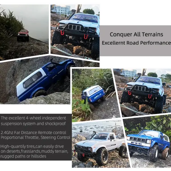 WPL C24-1 1:16 RC 4WD Rock Crawler - Image 6