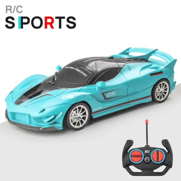 1/18 RC Car LED Light Remote Control Sports Car - Image 25