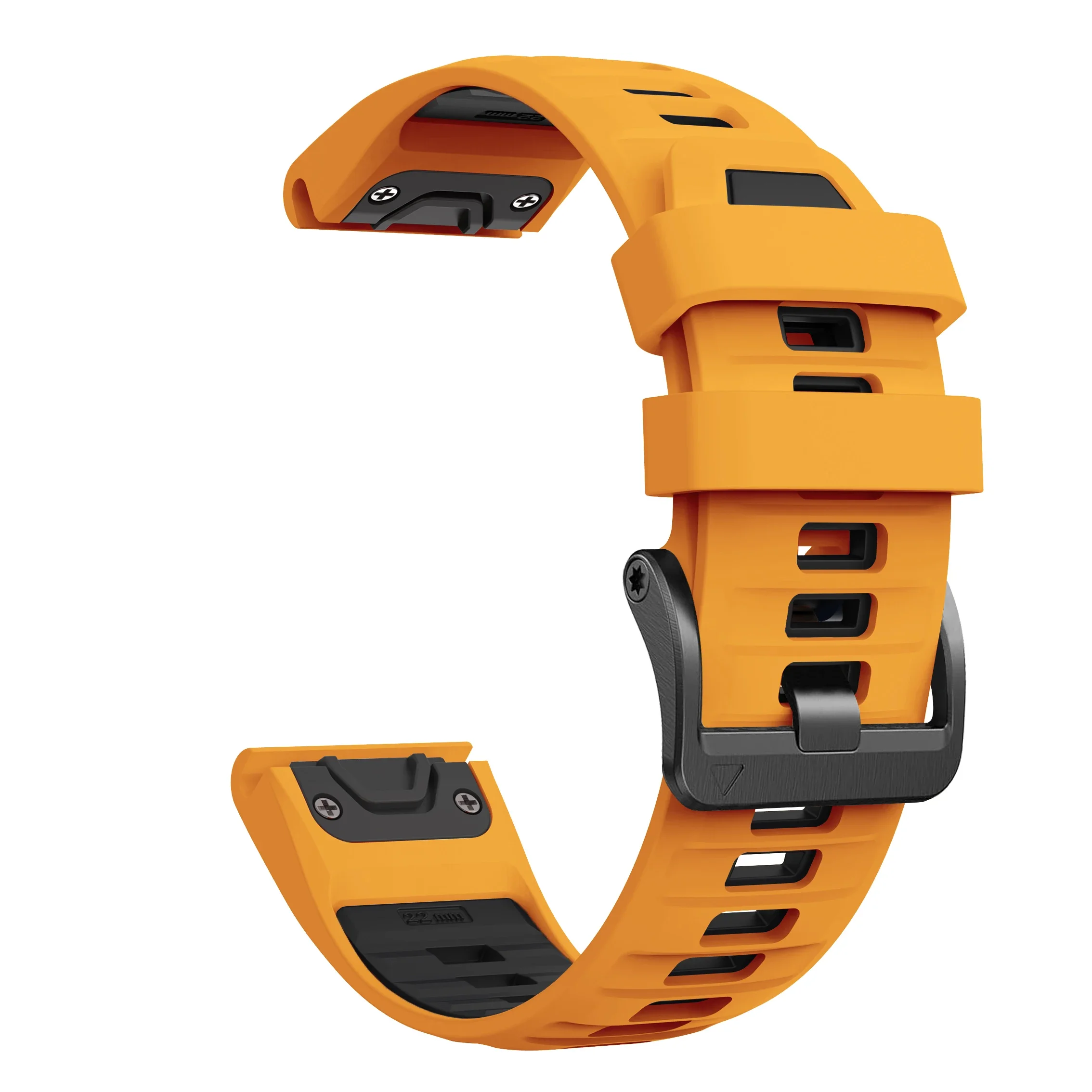 Silicone Strap with Steel Buckle for Garmin Fenix 15 Silicone Strap with Steel Buckle for Garmin Fenix - Image 15