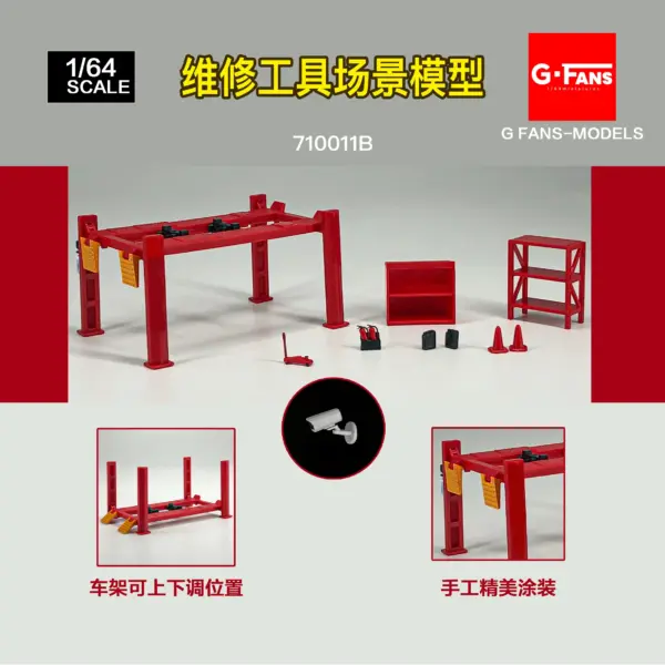 1/64 Scale Car Garage Diorama Display Model - Image 30