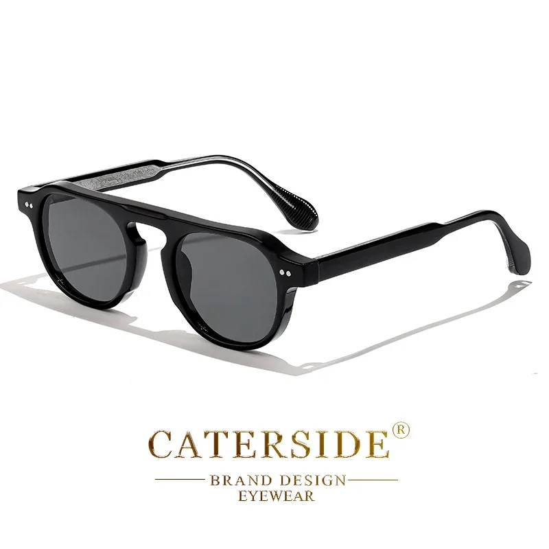 Vintage Round Punk Sunglasses Men Women UV400 9 Vintage Round Punk Sunglasses Men Women UV400 - Image 9