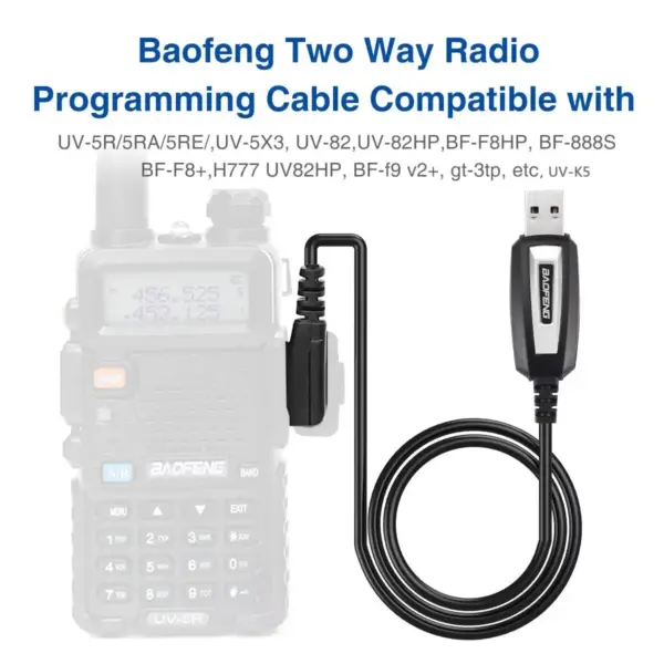 USB Programming Cable for Baofeng Radios - Image 2