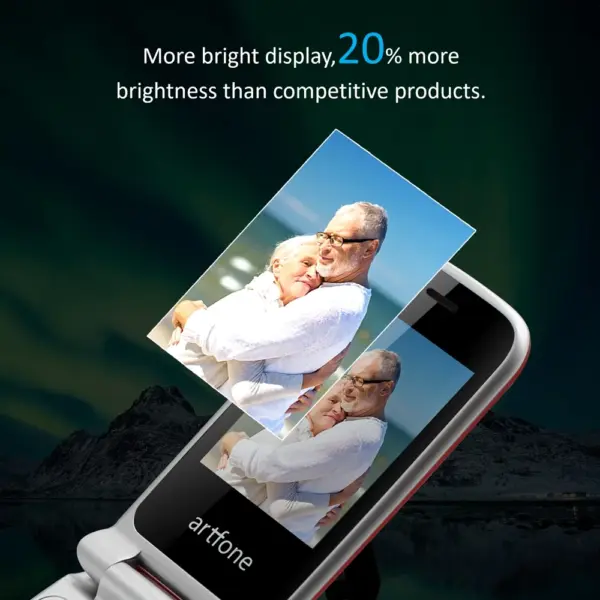 Artfone C10 Flip Senior Phone with Dual LCD - Image 6