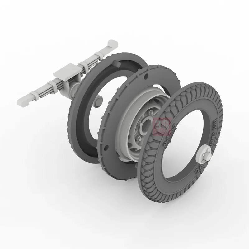 1/35 Scale Soviet BA-64B Armored Car Model Kit 3 1/35 Scale Soviet BA-64B Armored Car Model Kit - Image 3