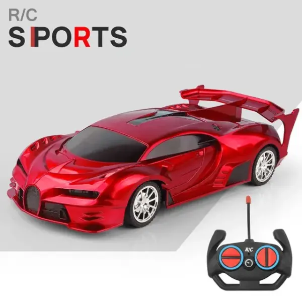 1/18 RC Car LED Light Remote Control Sports Car - Image 22
