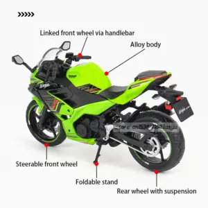 Kawasaki Ninja 400 Diecast Model 1:12 36 S5cddc100ce2b43d5803952e72f4d24b05