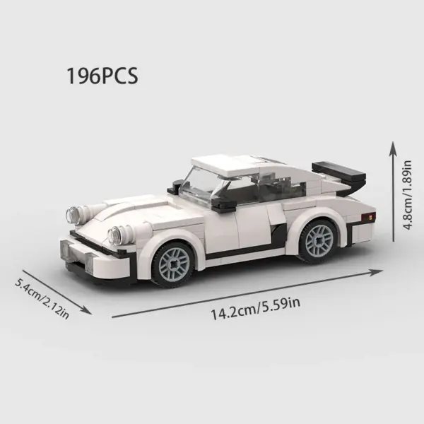 Stylized Building Block Toy Car - Image 26