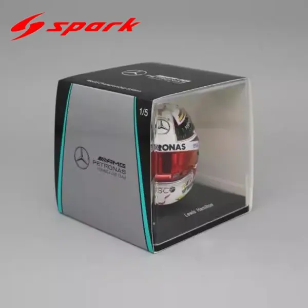 Hamilton F1 Champion Edition Helmet Miniature Model W10 - Image 5