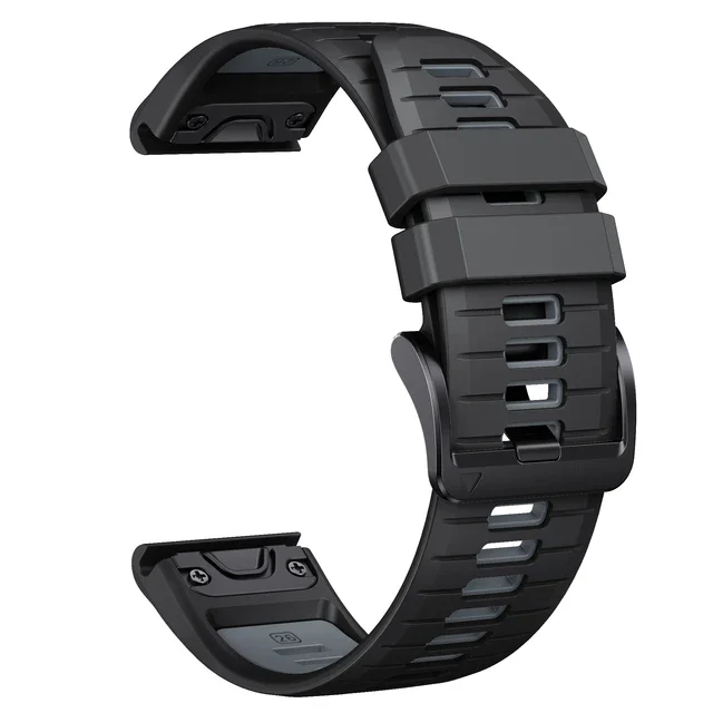 Two Tone Silicone Strap for Garmin Watches 9 Two Tone Silicone Strap for Garmin Watches - Image 9