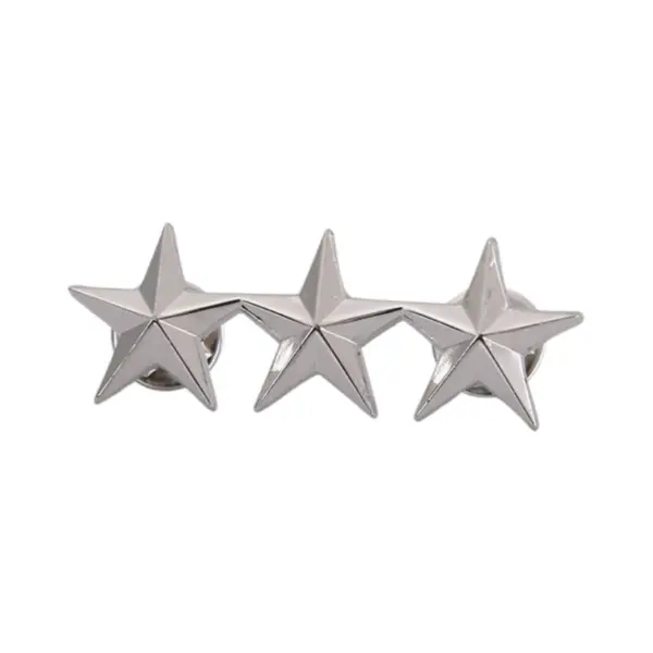 Chinese Style Metal Five-Pointed Star Badge Set - Image 12