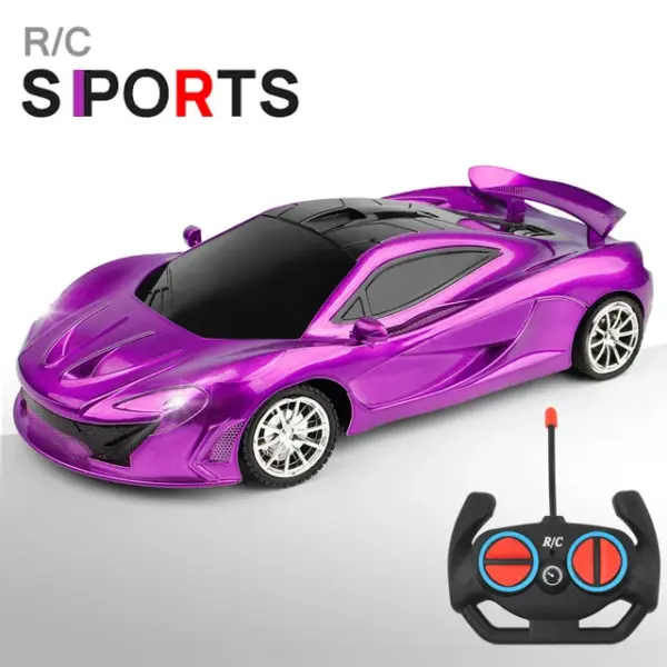 1/18 RC Car LED Light Remote Control Sports Car - Image 30