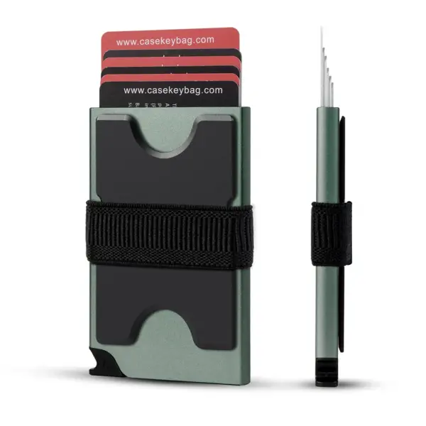 Minimalist RFID Blocking Metal Popup Wallet - Image 13