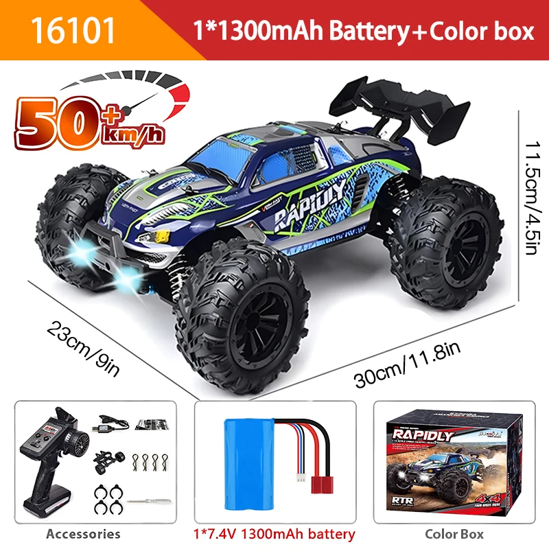 WLtoys 1:16 50KM/H 4WD Remote Control Car 9 WLtoys 1:16 50KM/H 4WD Remote Control Car - Image 9