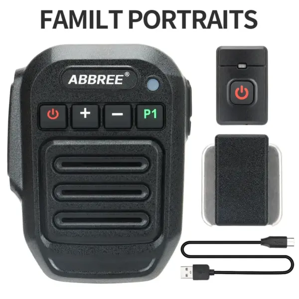 ABBREE Bluetooth Microphone for Two-Way Radios - Image 6