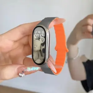 Magnetic Silicone Strap for Xiaomi Mi Band 8 and 9 30 S5f933e5617674525b11985e76be934c40