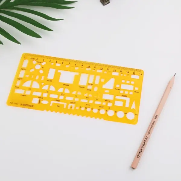 K Resin Geometric Template Ruler Stencil - Image 5