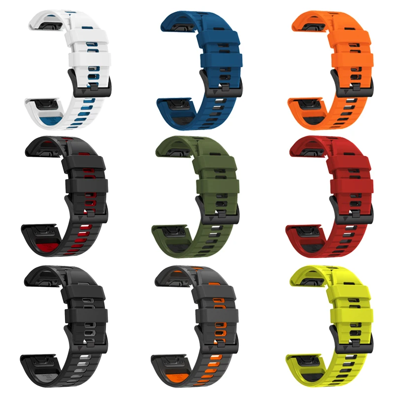 Two Tone Silicone Band for Garmin Epix Pro 4 Two Tone Silicone Band for Garmin Epix Pro - Image 4
