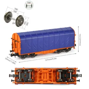 Evemodel HO Scale Covered Coil Wagon C8762 15 S5ffd324acb074f0a89fe8876d7d0cbbep