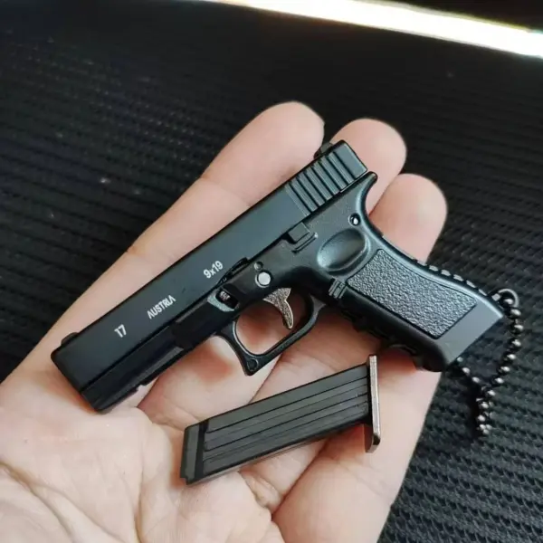 Glock 17 Miniature Keychain Pistol Model - Image 2