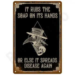 Retro Metal Wall Art Sign 20 x 30cm 59 S6069ac8a8ae64cc4a51a7cd67884899fM