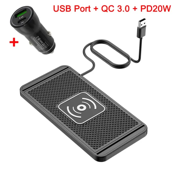 Wireless Car Charger Pad for iPhone and Samsung - Image 10