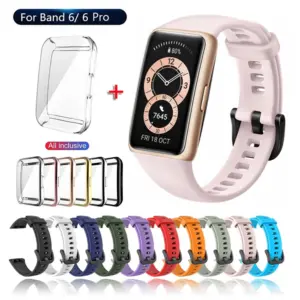 Silicone Replacement Strap for Huawei Band 6 Pro