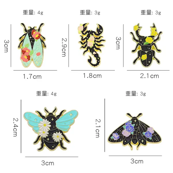 Cute Butterfly Enamel Pin for Accessories - Image 2