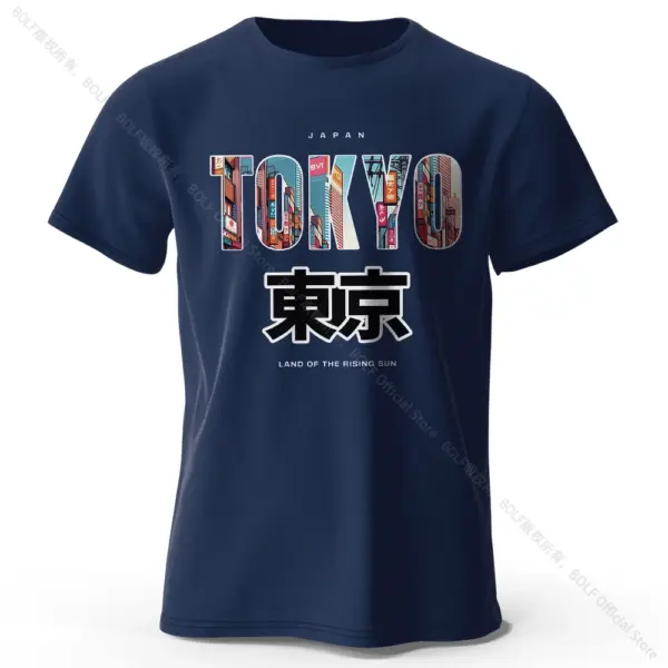 Tokyo Printed Cotton Casual T-Shirt for Men and Women - Image 18