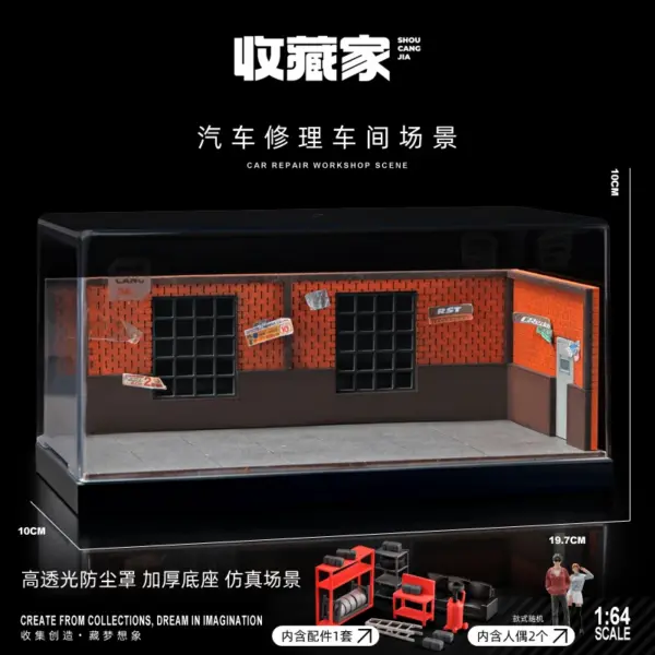 Collector 1/64 Scene with Illuminated Bridge Intersection - Image 7