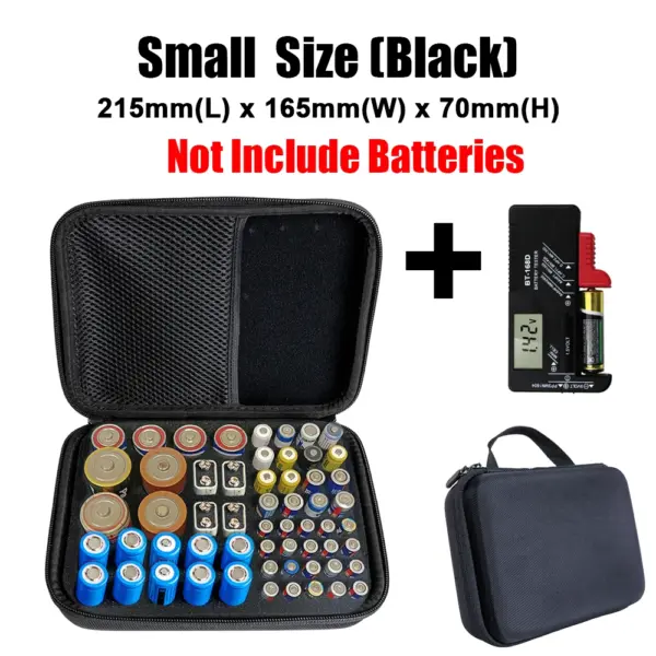 Battery Storage Case Set with Tester | Durable EVA+PU - Image 7
