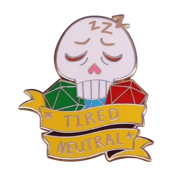 Overthinking It Enamel Pin for Mental Health - Image 8