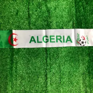 Algeria Football Scarf 14x130cm Satin Banner 11 S62b1995e803a4a99804bef2174c262ca7