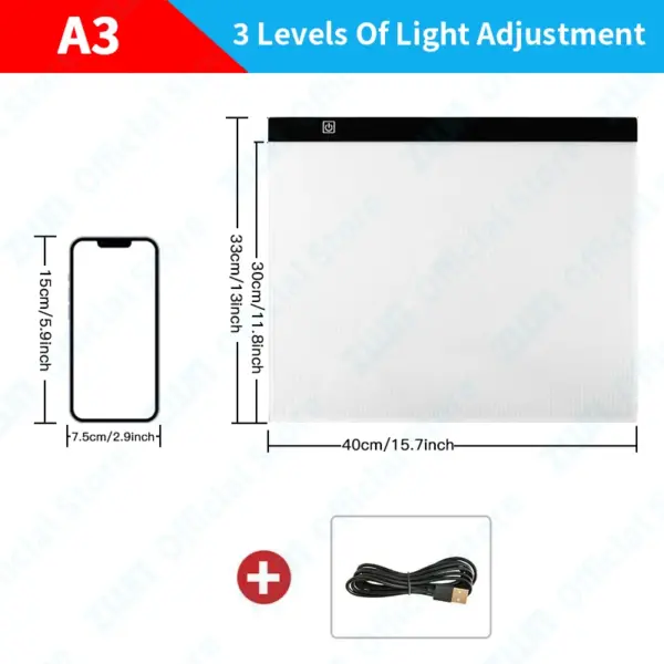 A3/A4/A5 Dimming LED Drawing Copy Pad Board - Image 7