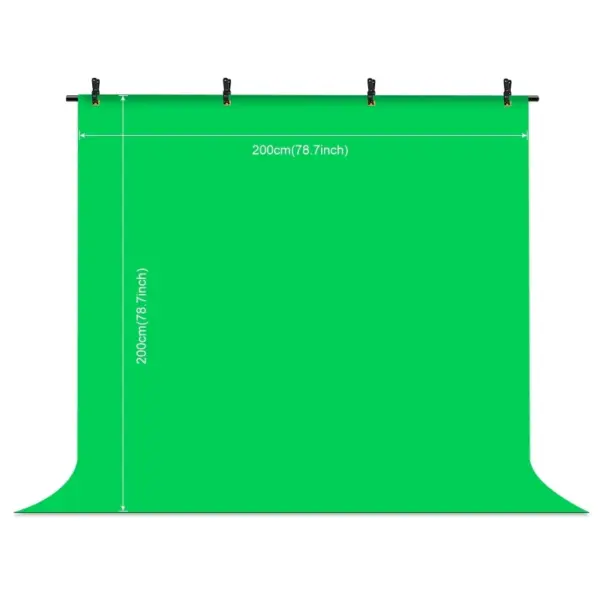 2x2m Green Screen Photo Studio Setup Kit - Image 2