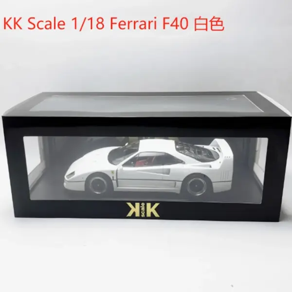 HYINUO 1:18 Scale F40 Red Diecast Car Model - Image 8