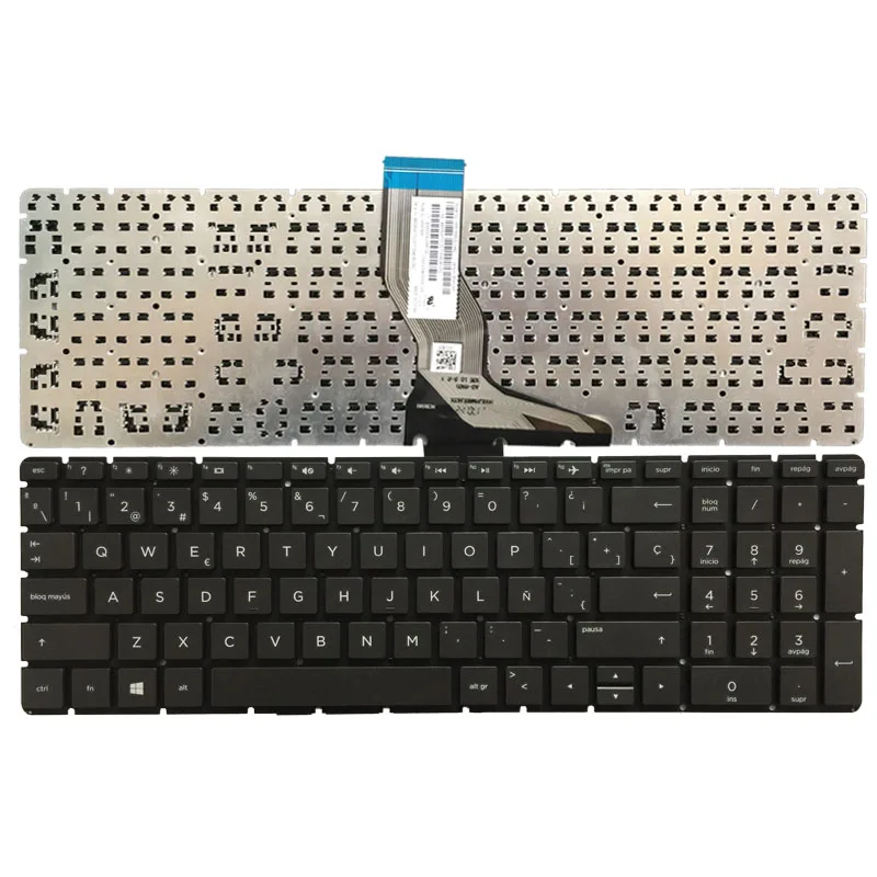HP Compatible Spanish/Latin Keyboard Black/Silver 12 HP Compatible Spanish/Latin Keyboard Black/Silver - Image 12