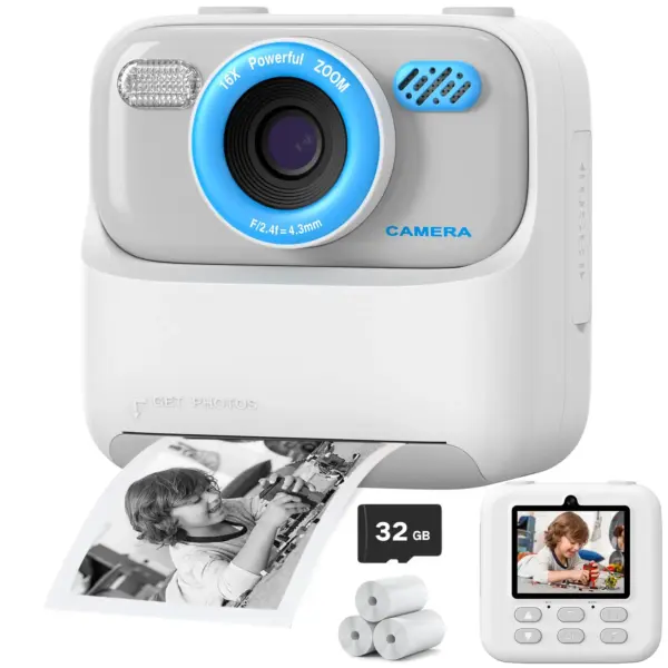 Kids Instant Print Camera with Dual Lens 32G - Image 9