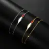 Palestine Map Steel Bracelet with Toggle Clasp