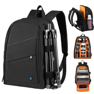 Waterproof Digital Camera Backpack with Rain Cover