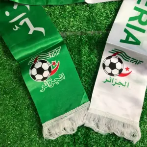 Algeria Football Scarf 14x130cm Satin Banner 9 S64437613be724c15b689397012859d58H